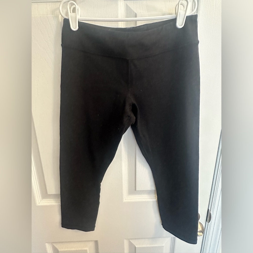 Ivivva Athletics Girls Lululemon Black Crop Leggings Size 14
